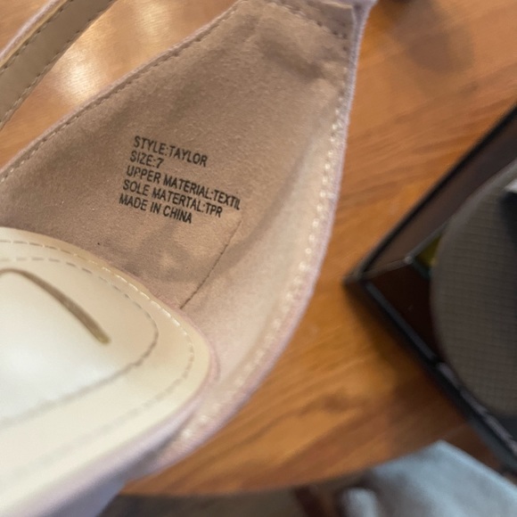 Lulus Taylor Blush Suede Ankle Strap Heels - Picture 5 of 7